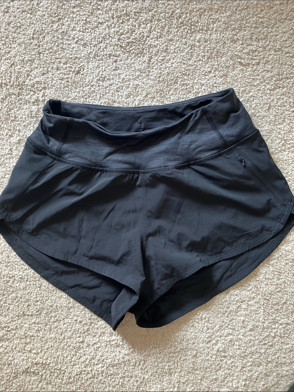 Outdoor Voices Black Athletic Running Shorts